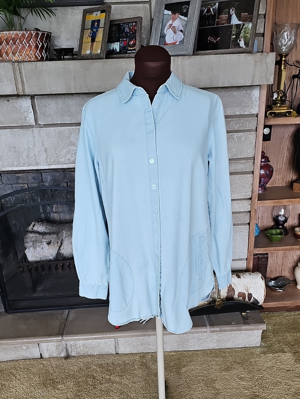 Light Blue Button Down Shirt Like New